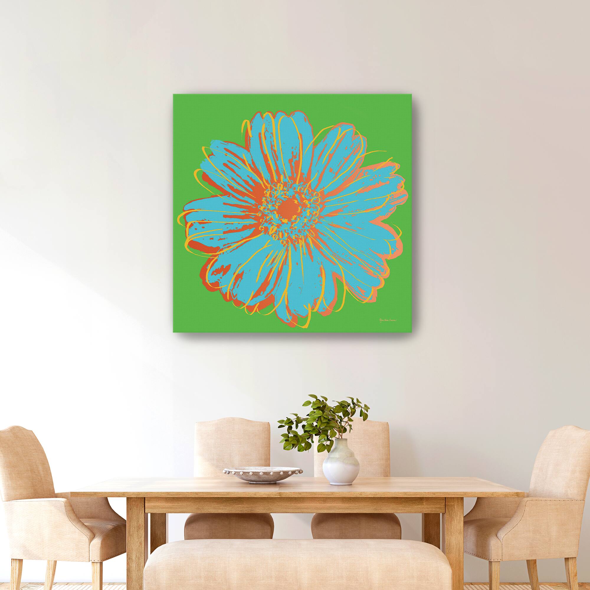 Flower Pop Art II Canvas Giclee